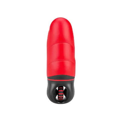 Вибратор с оригинальным дизайном и ребристой поверхностю AMOR BIG VIBRATOR ANGELUS Red (Приложение НЕ Функционирует!)