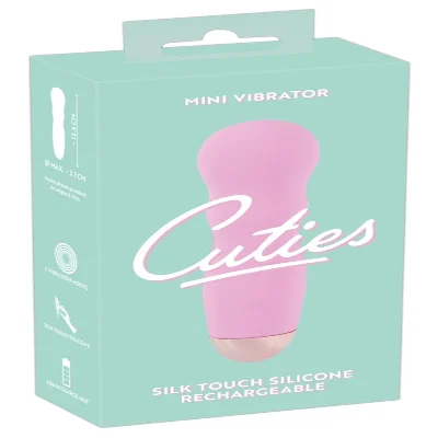 Компактный розовый мини-вибратор Cuties Mini Vibrator с 7 различными вибрационными режимами