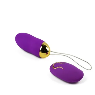 Вагинальное яйцо "Remote egg" с пультом ДУ, 10 режимов вибрации, фиолетовый