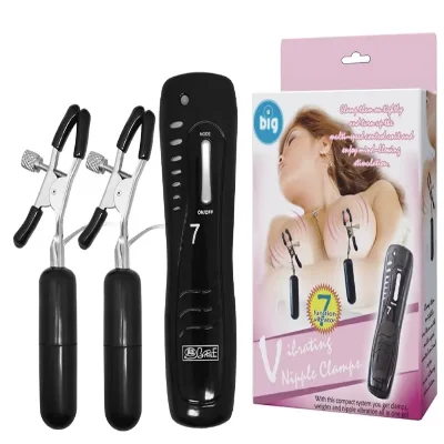 Вибростимулятор для груди BAILE - Vibrating Nipple Clamps