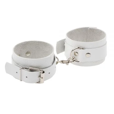 Наручники Leather Standart Hand Cuffs, White