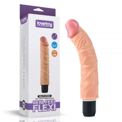 Вибромассажер с натуралистичной формой и рельефом 9.5" Flexi Vibrator