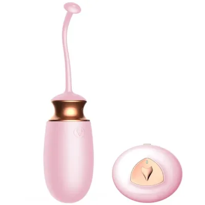 Виброяйцо с подогревом и пультом ДУ - Vibrating Silicone Love EGG USB
