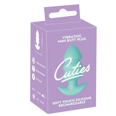 Анальная пробка с вибрацией Vibrating Mini Butt Plug Green