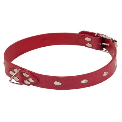 Ошейник Leather Restraints Collar, Red кожа
