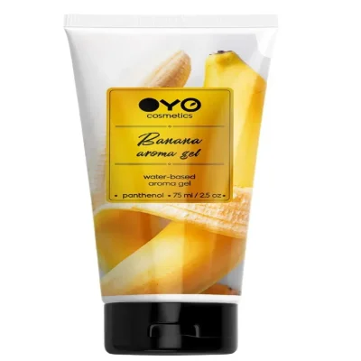 Универсальный ароматизированный увлажняюший гель-лубрикант OYO - Banana aroma gel, 75 ml