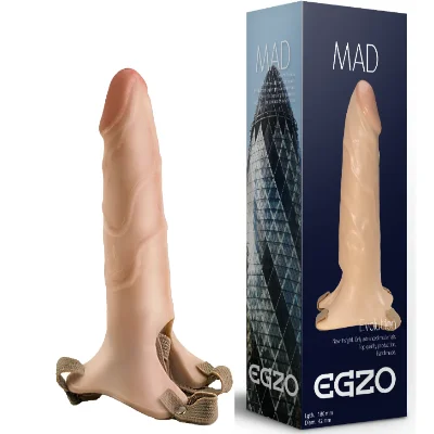 Фаллопротез поясной EGZO MAD FH07 ( 18 см х 4,2 см )