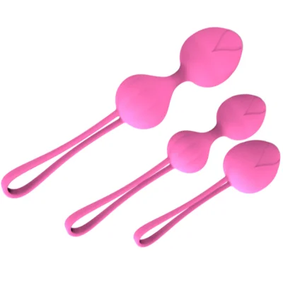 Набор вагинальных шариков Pink Trio нежно-розовый