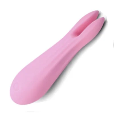Вибромассажёр Pink Bunny 10 режимов вибрации розовый