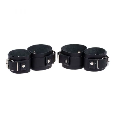 Фиксатор для запястий и лодыжек Fixation Me Ankle, Smooth Black