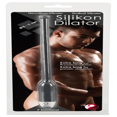 Стимулятор уретральный с вибрацие Silicone Dilator extra long с 7 режимами вибрации