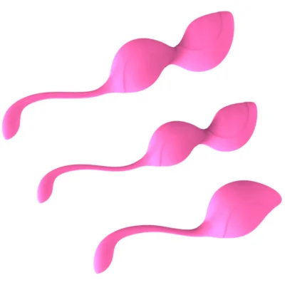 Набор вагинальных шариков Pink Kegel Set нежно-розовый