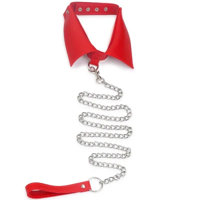 Воротник с цепью Madam Collar Red цвет красный