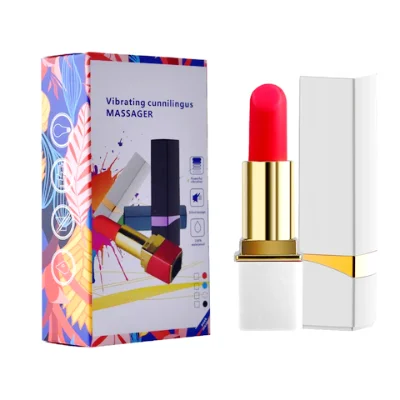 Вибратор помада "Lipstick", белый, 10 режимов вибрации