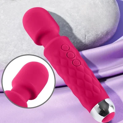 Вибратор микрофон «Pink Microphone», 20 режимов вибрации ,розовый