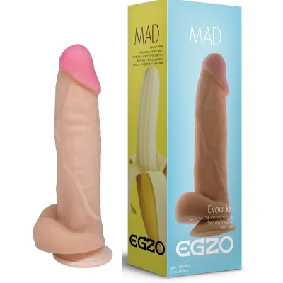 Фаллоимитатор EGZO Ciberskin DS005 ( 20 см х 4,8 см )