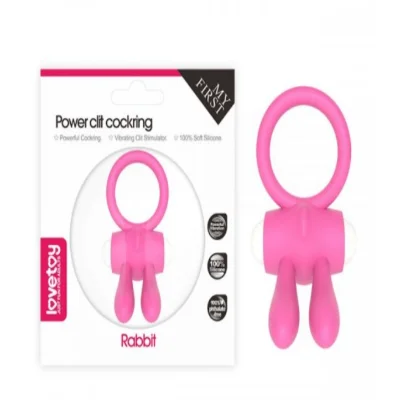 Эрекционное виброкольцо Power Clit Cockring, Pink