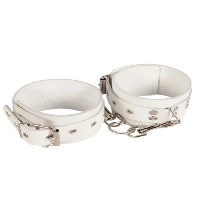Оковы Leather Restraints Leg Cuffs, White