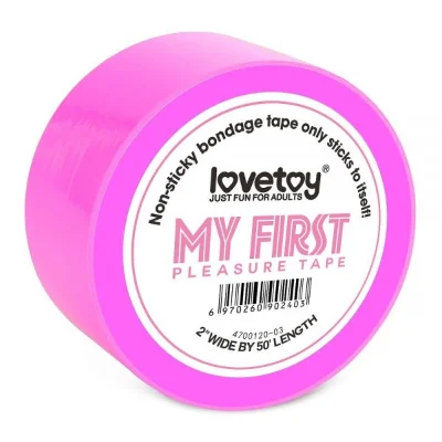 Лента для бондажа фуксия LOVETOY