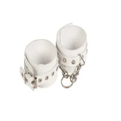Наручники Leather Restraints Hand Cuffs, White