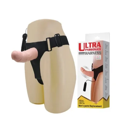 Страпон унисекс с вибрацией ULTRA PASSIONATE