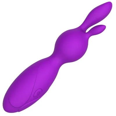 Вибратор Purple bunny 10 режимов вибрации цвет фиолетовый