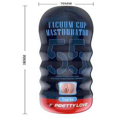Вагина-мастурбатор VACUUM CUP MASTURBATOR VAGINA без вибрации