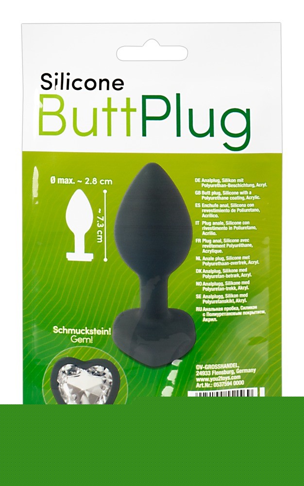 Анальна пробка - Silicone Butt Plug - зображення 1