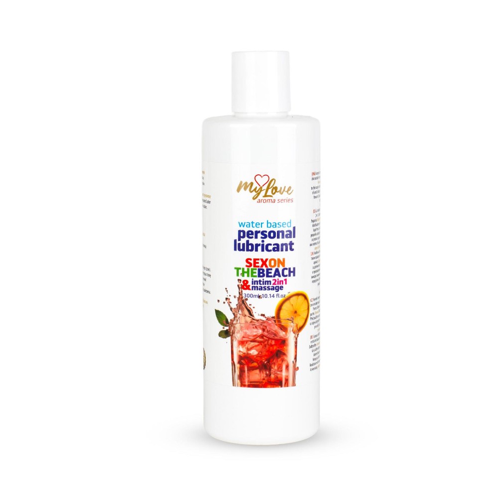 2в1 лубрикант та масажний гель - MyLove Aroma Series Intim&Massage Sex On The Beach, 300 мл - зображення 1