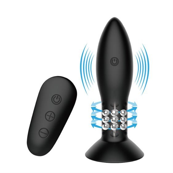 Анальна пробка - Mr.Play Rotation Beads Anal Plug - зображення 1