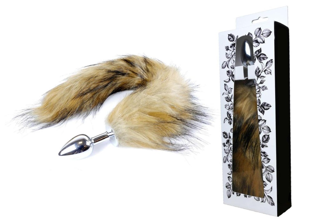 Анальна пробка - Fox Tail Brown XL - зображення 1