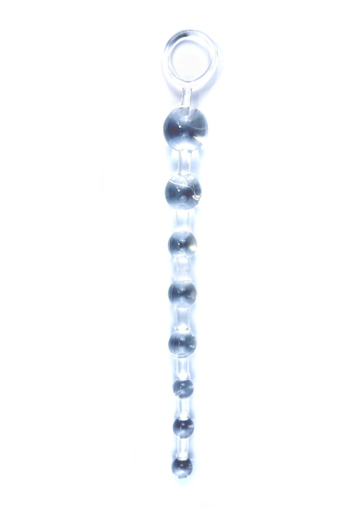 Анальний ланцюжок - Jelly Anal Beads Clear - зображення 1
