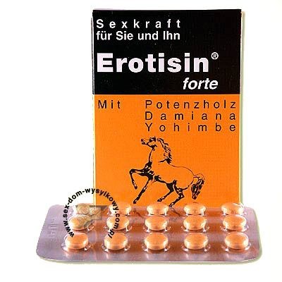 Таблетки - Erotisin Forte, 30 таб. (04.2027) - зображення 1