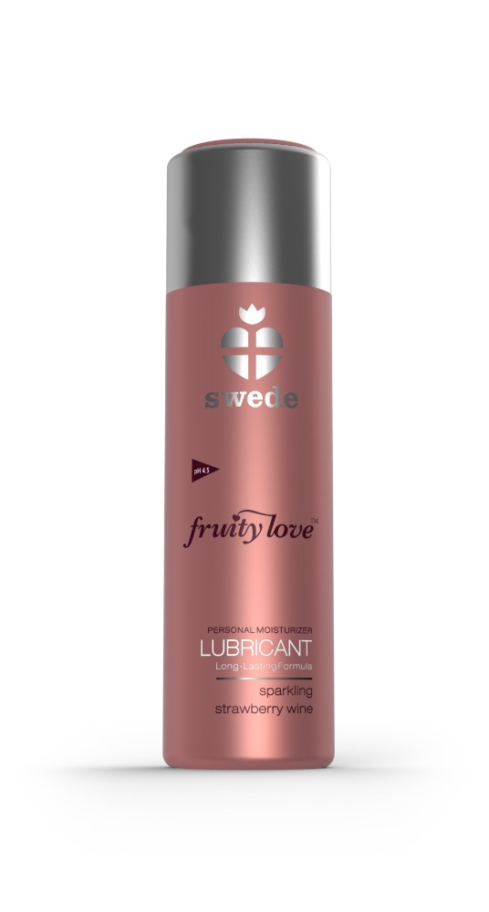 Лубрикант - Swede Fruity Love Sparkling Strawberry Wine, 100 мл - зображення 1
