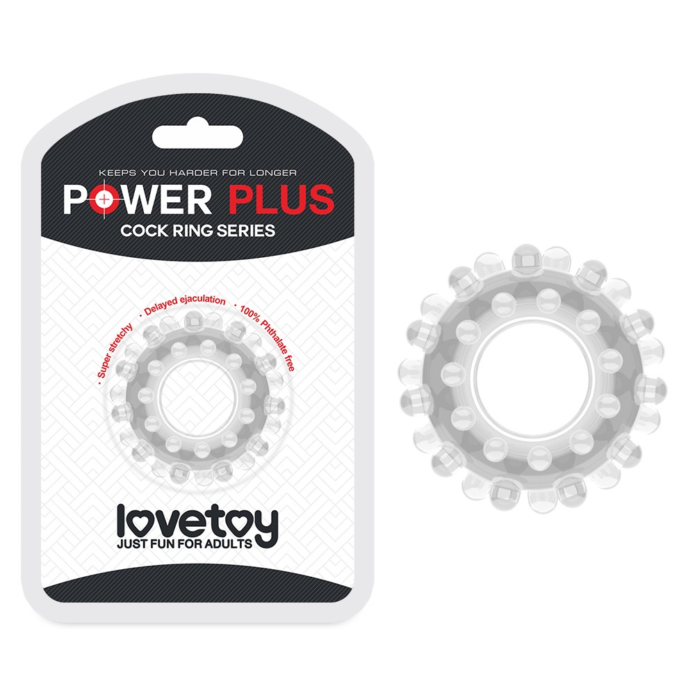 Ерекційне кільце - Power Plus Cockring 2 Clear - зображення 1