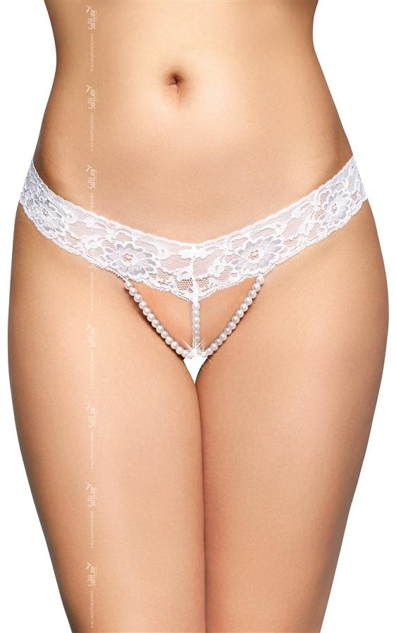 Жіночі стрінги - G-String 2491, white S/M - зображення 1