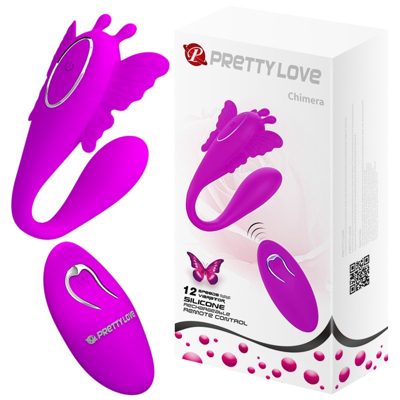 Вібратор - Pretty Love Chimera Stimulator Purple - зображення 1