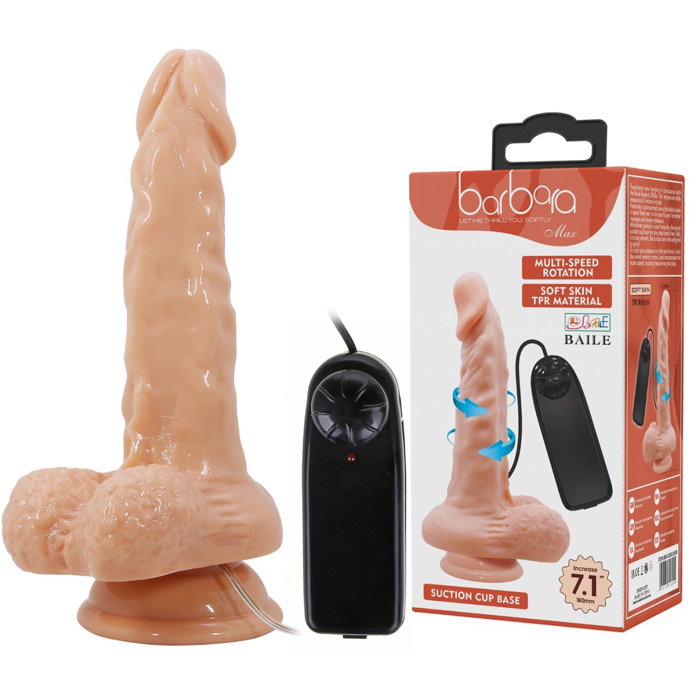Вібратор - Barbara Max Vibrator 7,1" Flesh - зображення 1