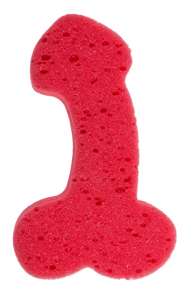 Губка для ванни Sponge Willy Red, 19 см - зображення 1