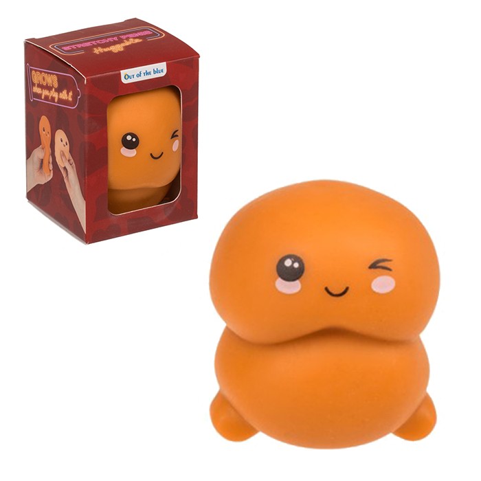 Антистрес Stretchy Penis Huggable Orange, 7 см - зображення 1