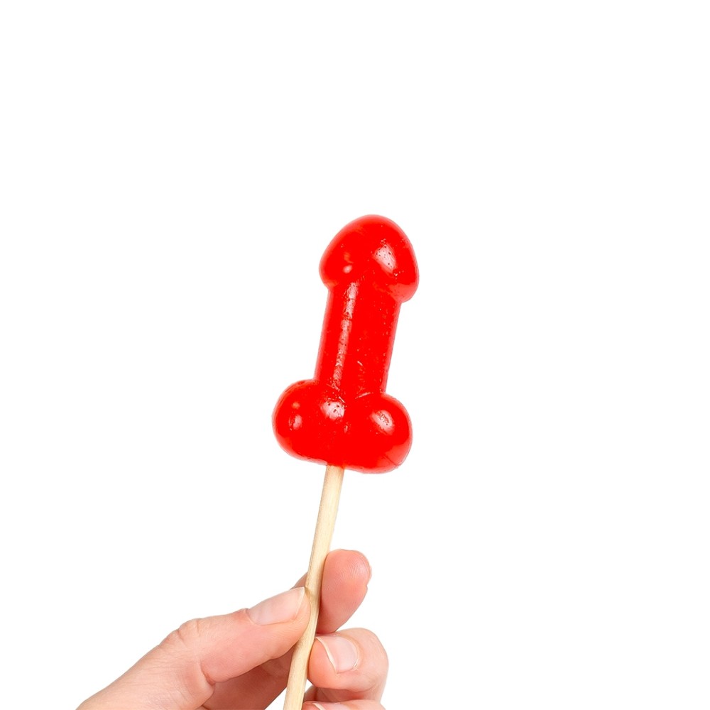 Льодяник - Cherry Candy Penis Lollipop With Spicy Warming Effect, 25 (08.2027) - зображення 1