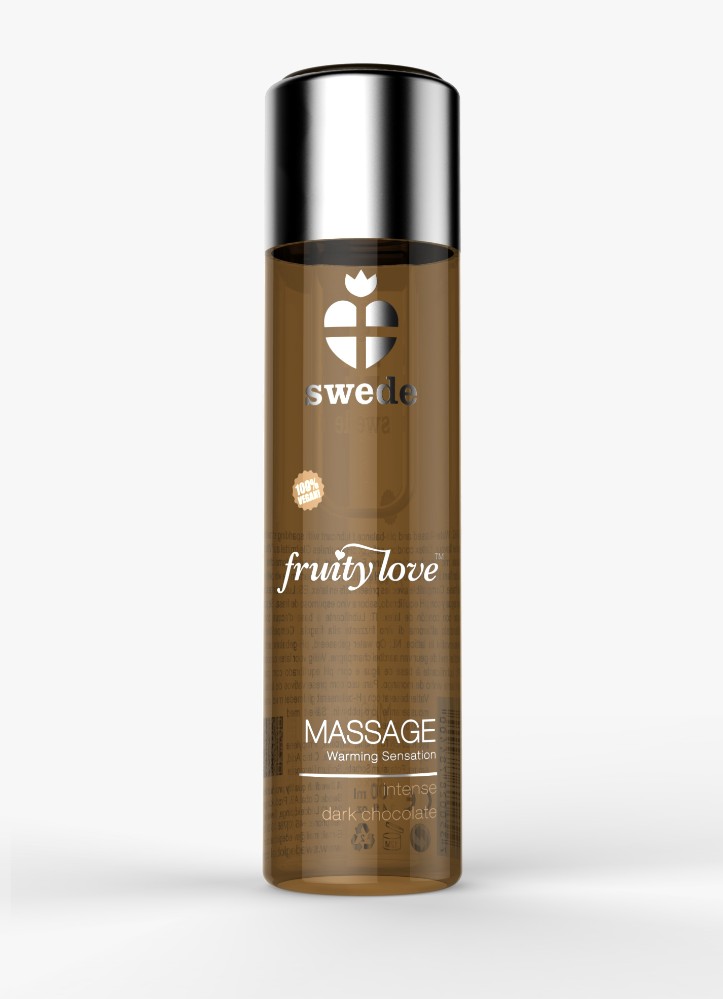 Масажна олія - Swede Fruity Love Intense Dark Chocolate, 60 мл - зображення 1