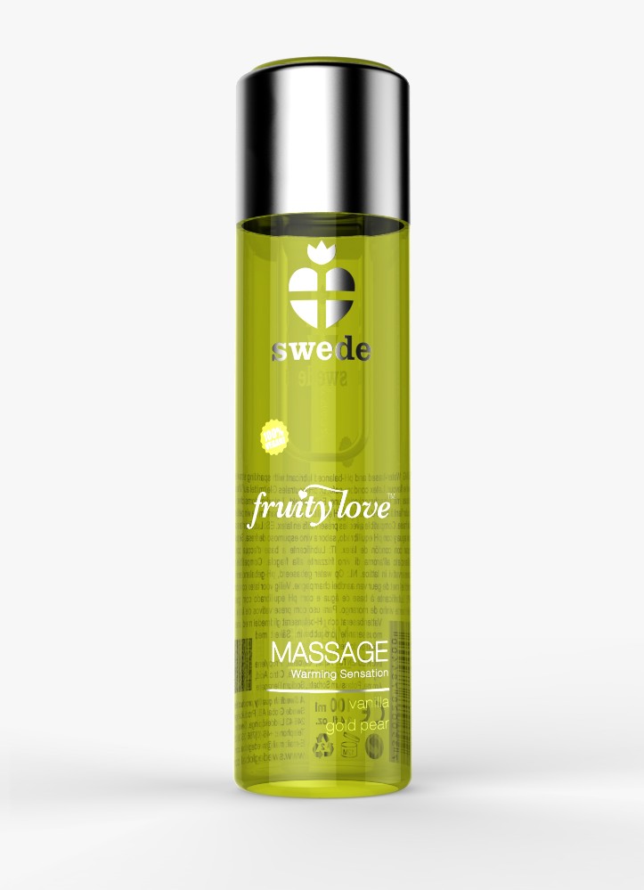 Масажна олія - Swede Fruity Love Vanilla Gold Pear, 120 мл - зображення 1