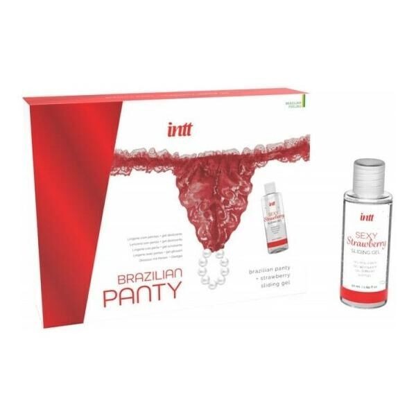 Набір Intt BRAZILIAN PANTY RED (м'яте паковання!!!) - зображення 1