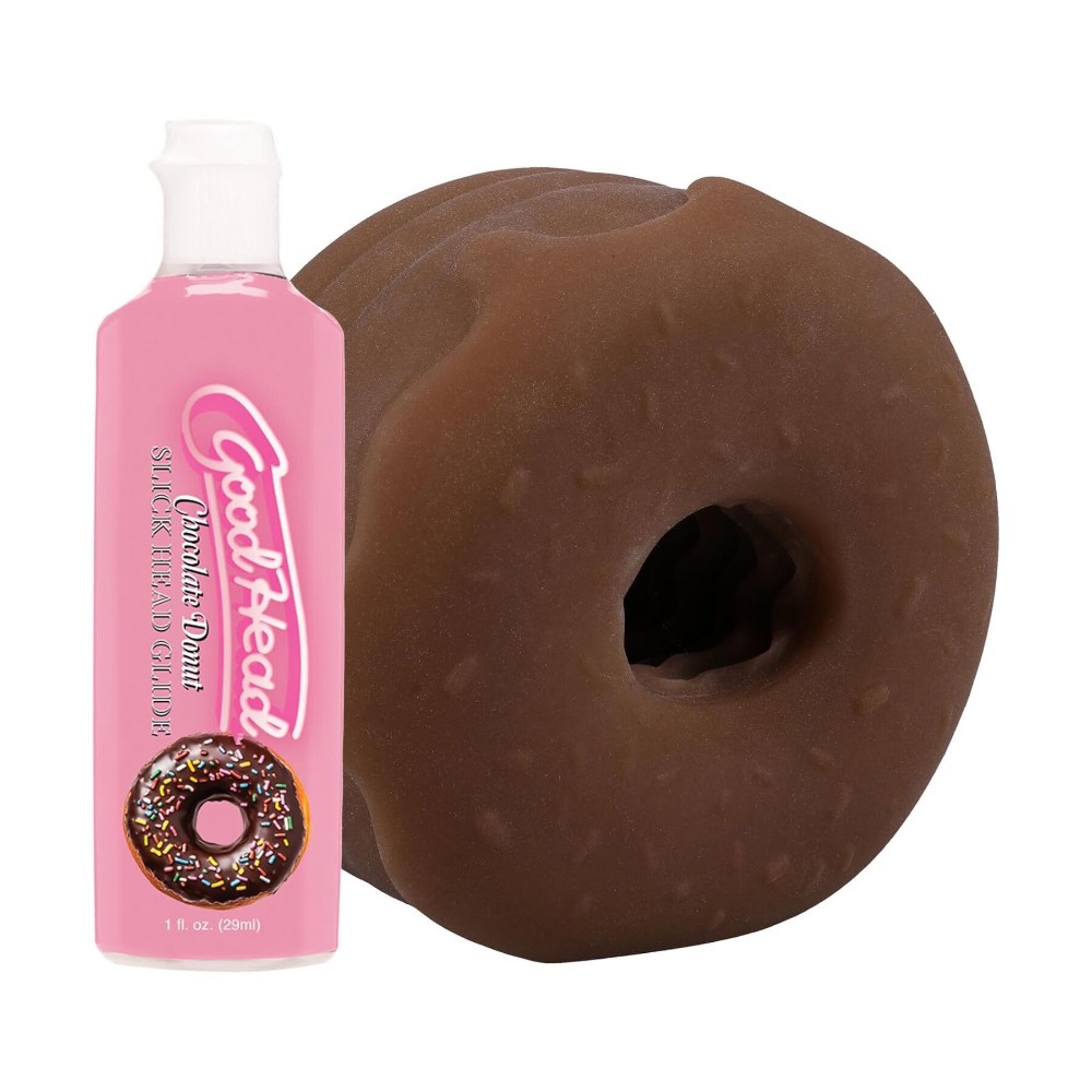 Набір для мінету Doc Johnson GoodHead Chocolate Donut Blowjob Set (м'яте паковання!!!) - зображення 1