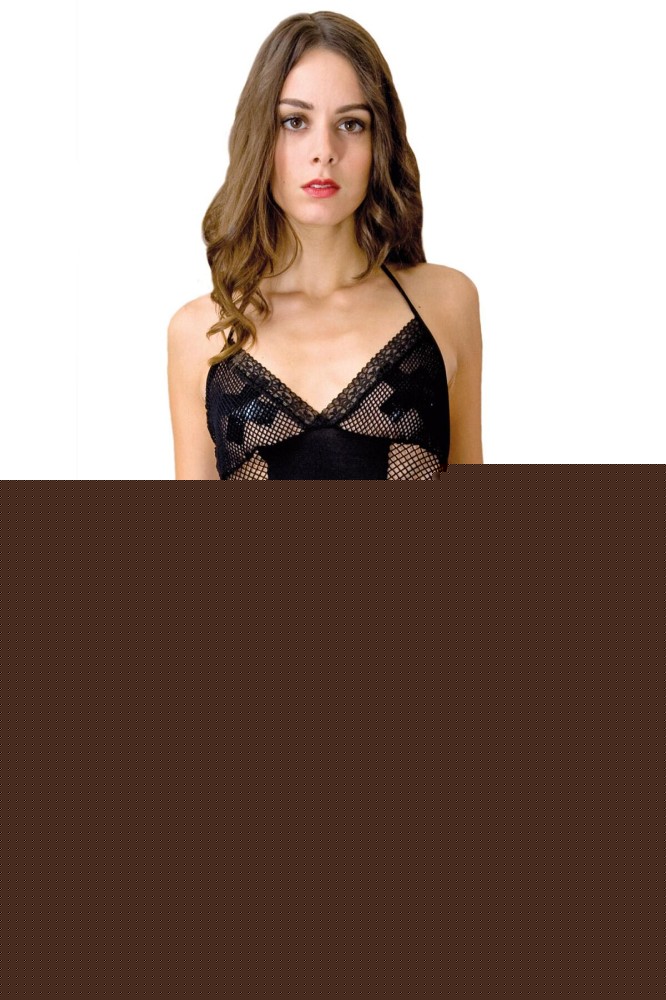 Плаття-сітка Anne De Ales Dernier Tango Black XL - зображення 1