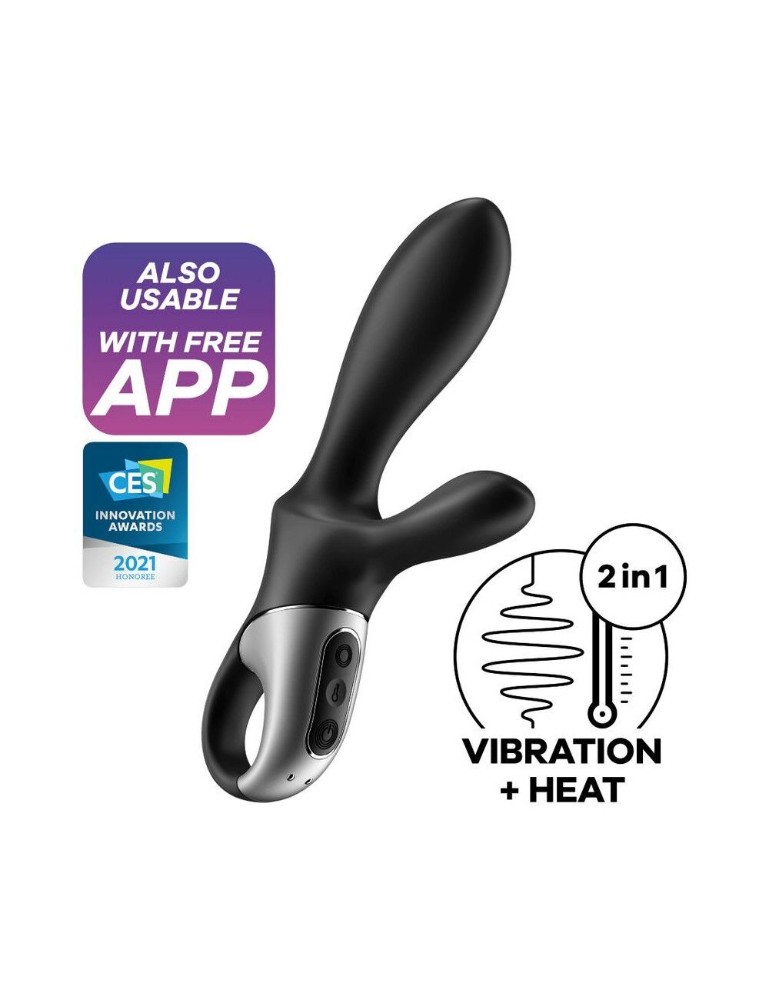 Універсальний смарт-вібратор з підігрівом Satisfyer Heat Climax + (м'яте паковання!!!) - зображення 1