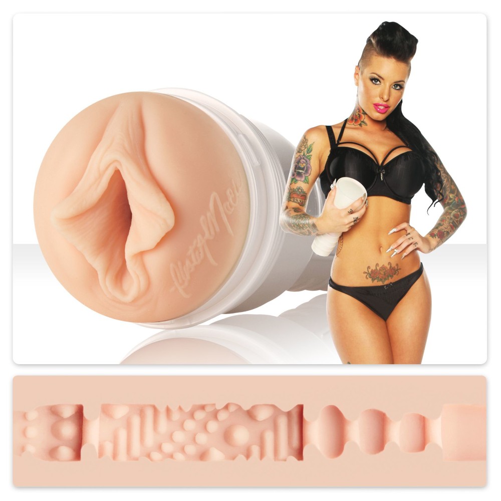 Мастурбатор Fleshlight Girls: Christy Mack - Attack, зі зліпка вагіни, дуже ніжний - зображення 1