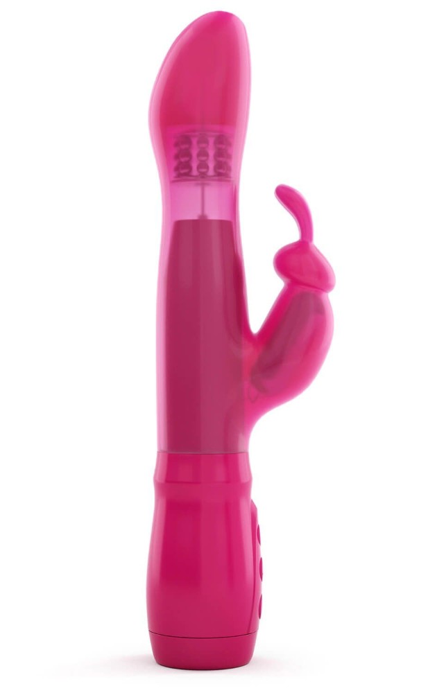 Вібратор Dorcel Furious Rabbit з обертанням і зворотно-поступальними рухами головки, вібрація - зображення 1