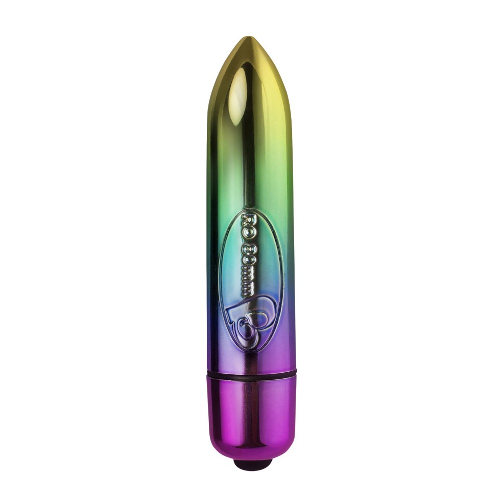 Віброкуля Rocks Off Coloured 7 Speed RO-80mm Rainbow - зображення 1
